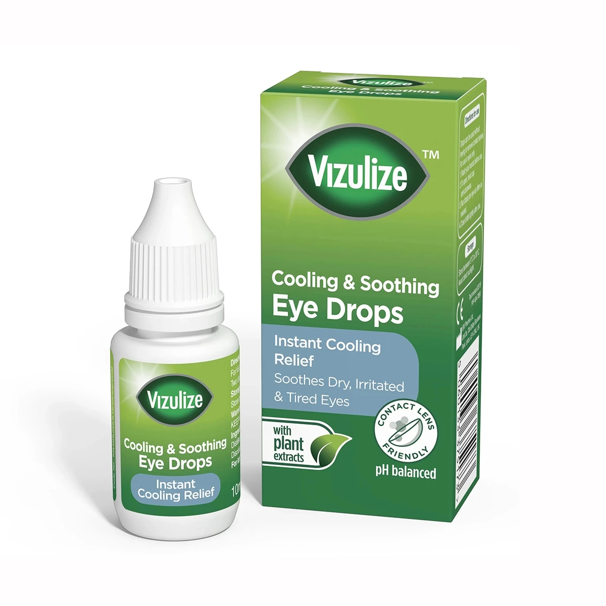 Dung dịch nhỏ mắt Vizulize Cooling & Soothing Eye Drops giúp làm mát và dịu mắt