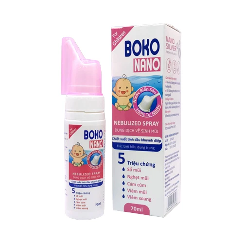 Xịt mũi Boko Nano For Children - Phòng ngừa sổ mũi, ngạt mũi cho bé