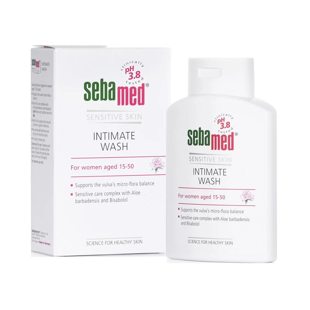 Dung dịch vệ sinh phụ nữ Sebamed Sensitive Skin Intimate Wash pH3.8