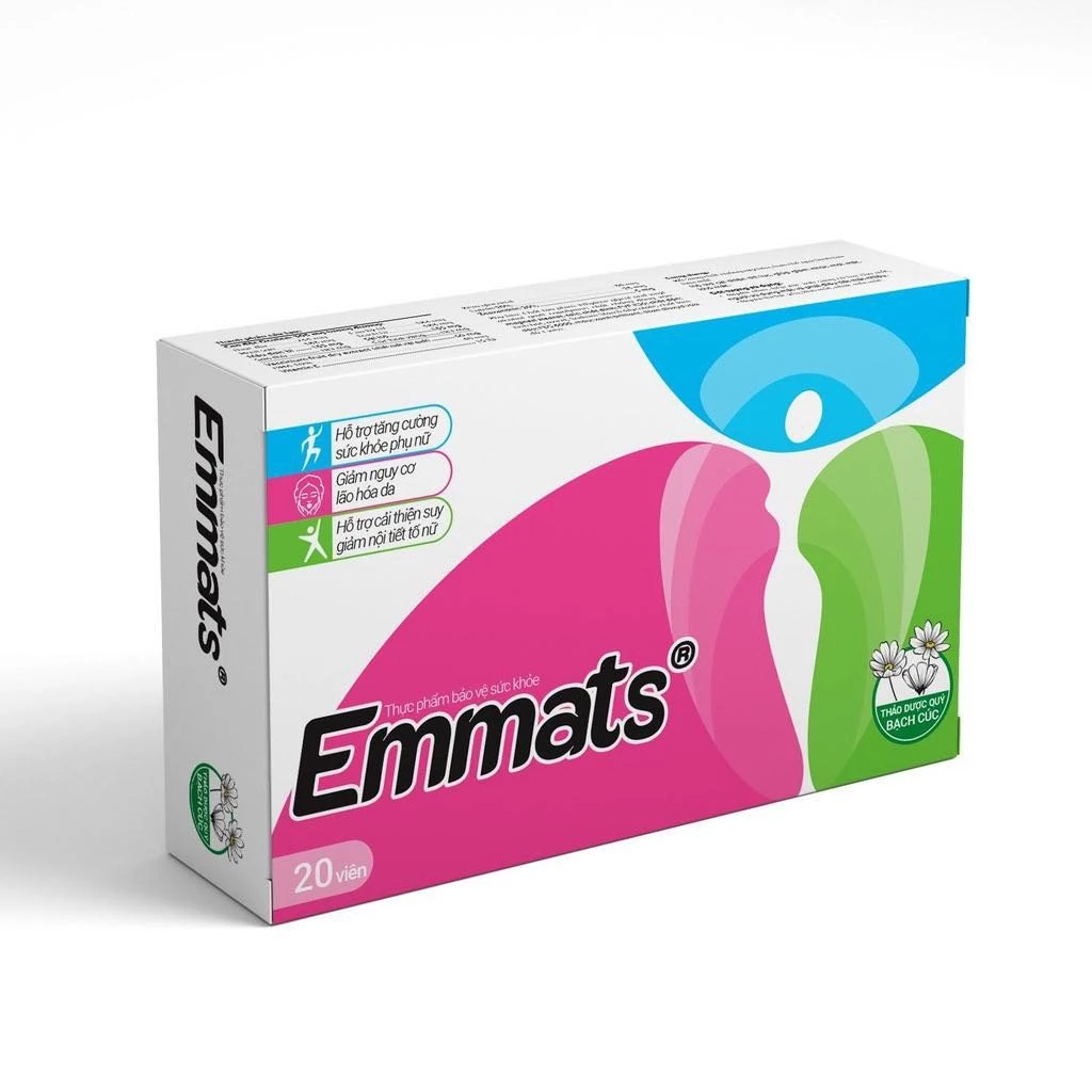 Emmats - Tăng cường nội tiết tố nữ tự nhiên, an toàn