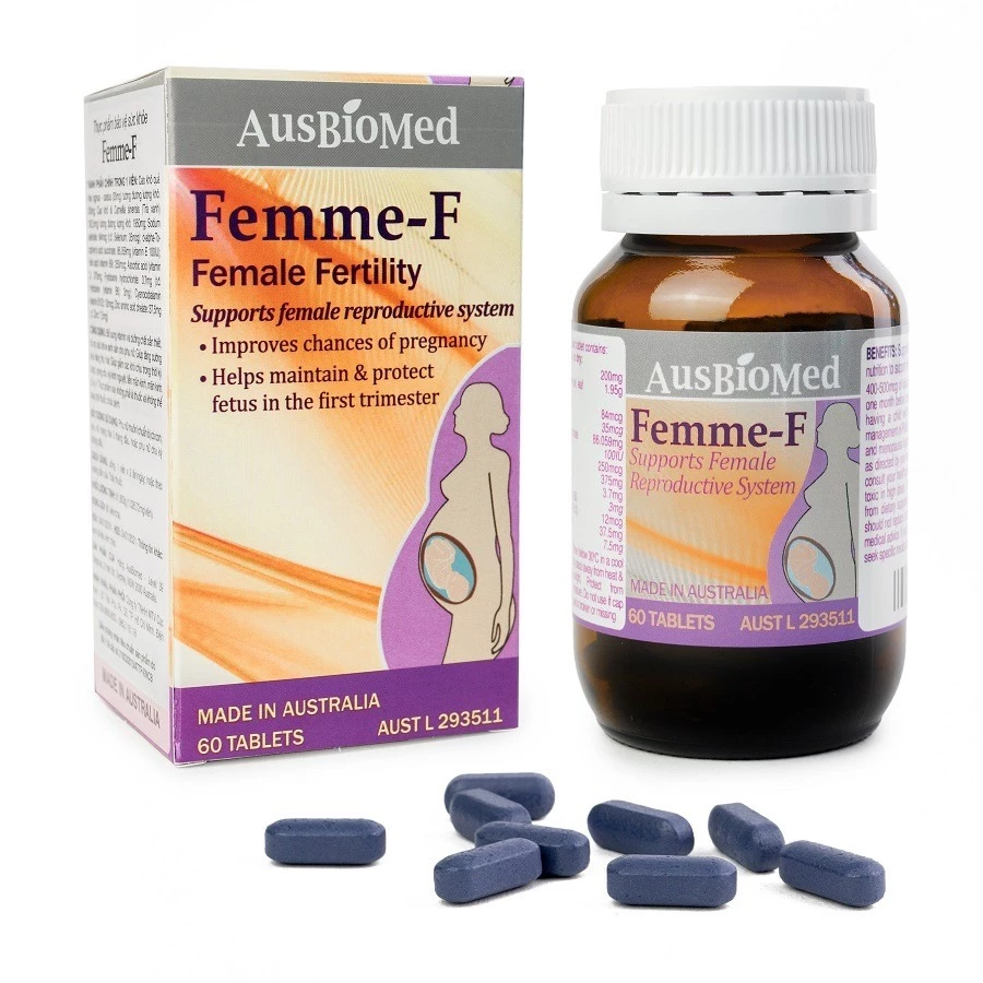 Femme F AusBioMed - Hỗ trợ sức khỏe sinh sản cho nữ giới