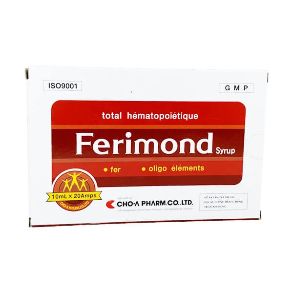 Sắt Ferimond - Điều trị thiếu máu do thiếu sắt cho bà bầu, sau sinh & con bú