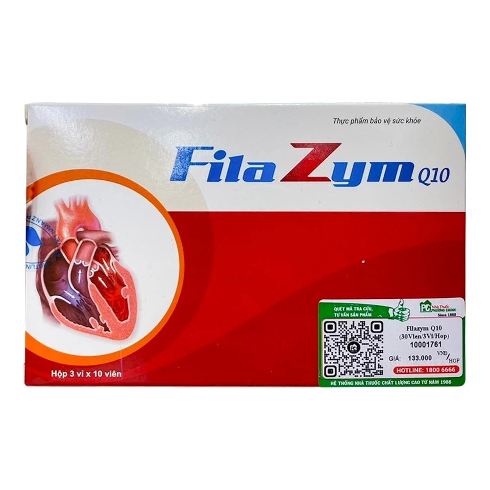 FilaZym Q10 - Phòng ngừa & hỗ trợ điều trị suy tim