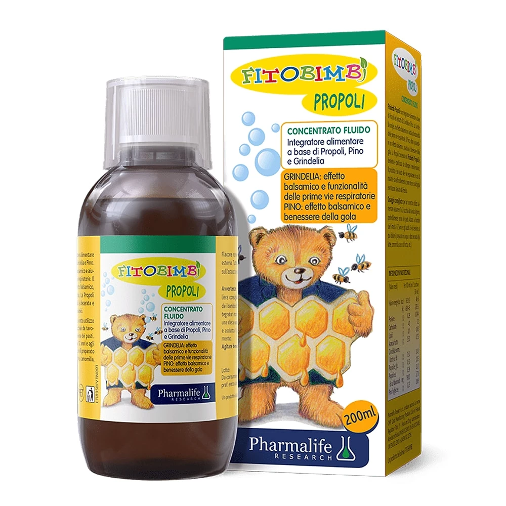 Fitobimbi Propoli - Hỗ trợ giảm ho, viêm họng do cảm lạnh