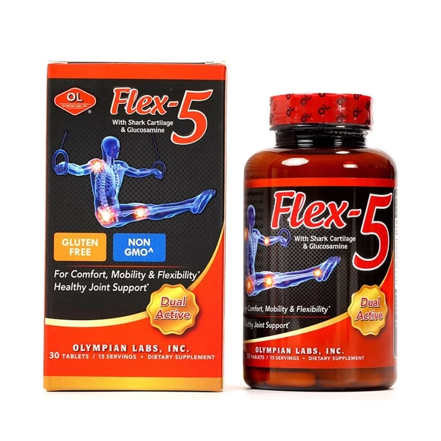 Flex 5 Olympian Labs - Hỗ trợ giảm viêm khớp, viêm đa khớp dạng thấp