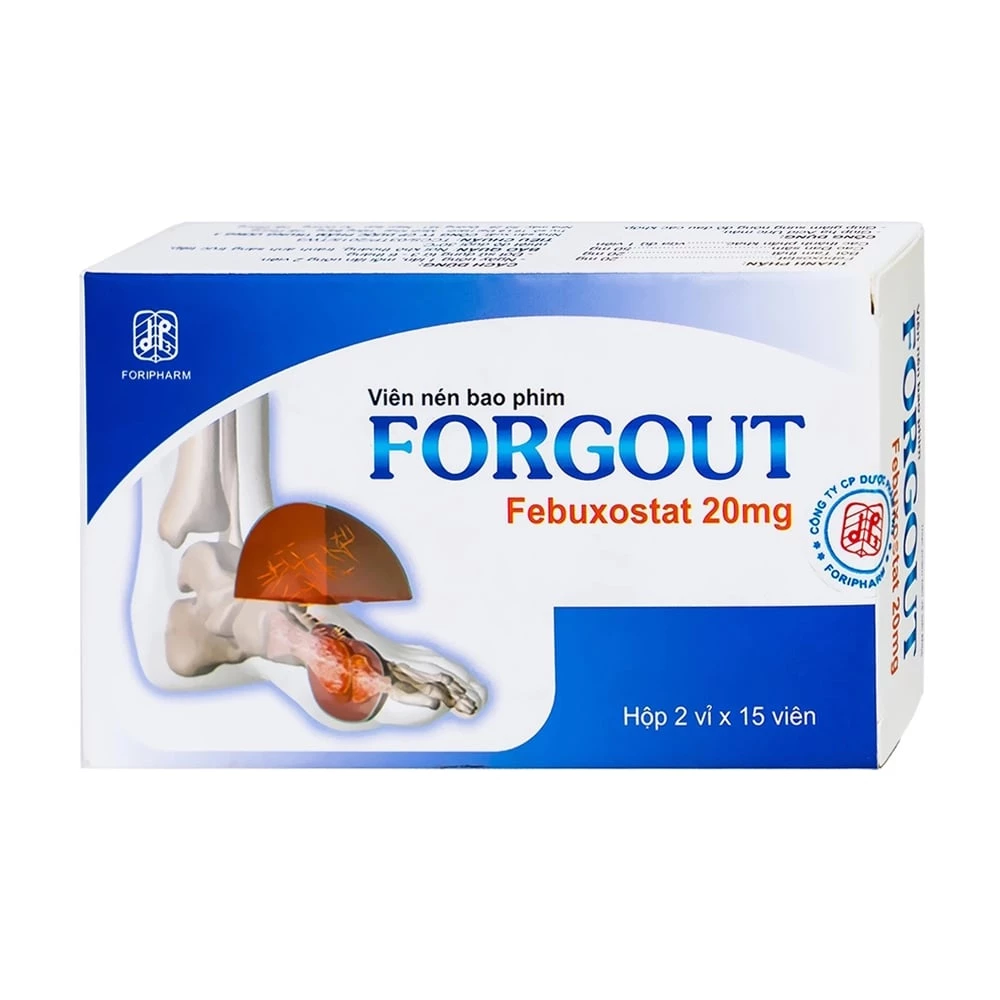 Forgout - Phòng và điều trị bệnh Gout hiệu quả