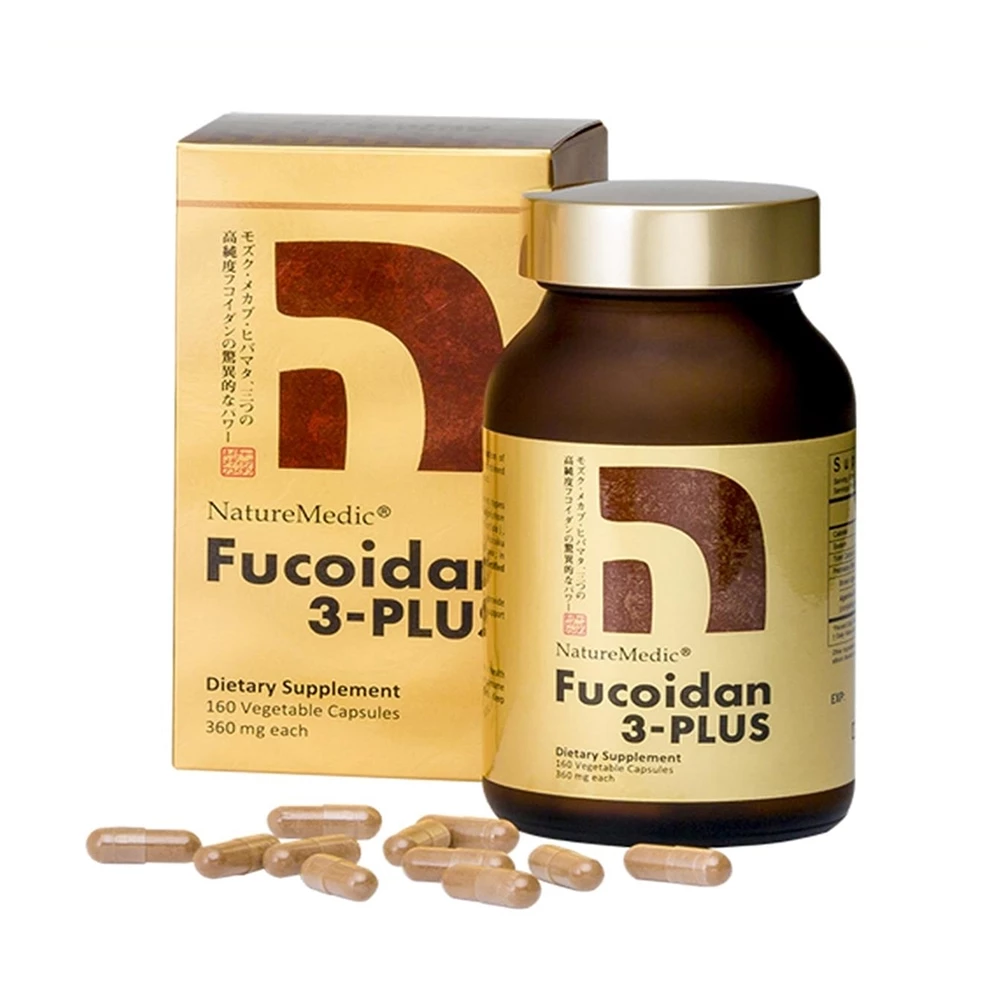 Fucoidan 3 Plus NatureMedic - Viên uống hỗ trợ điều trị ung thư