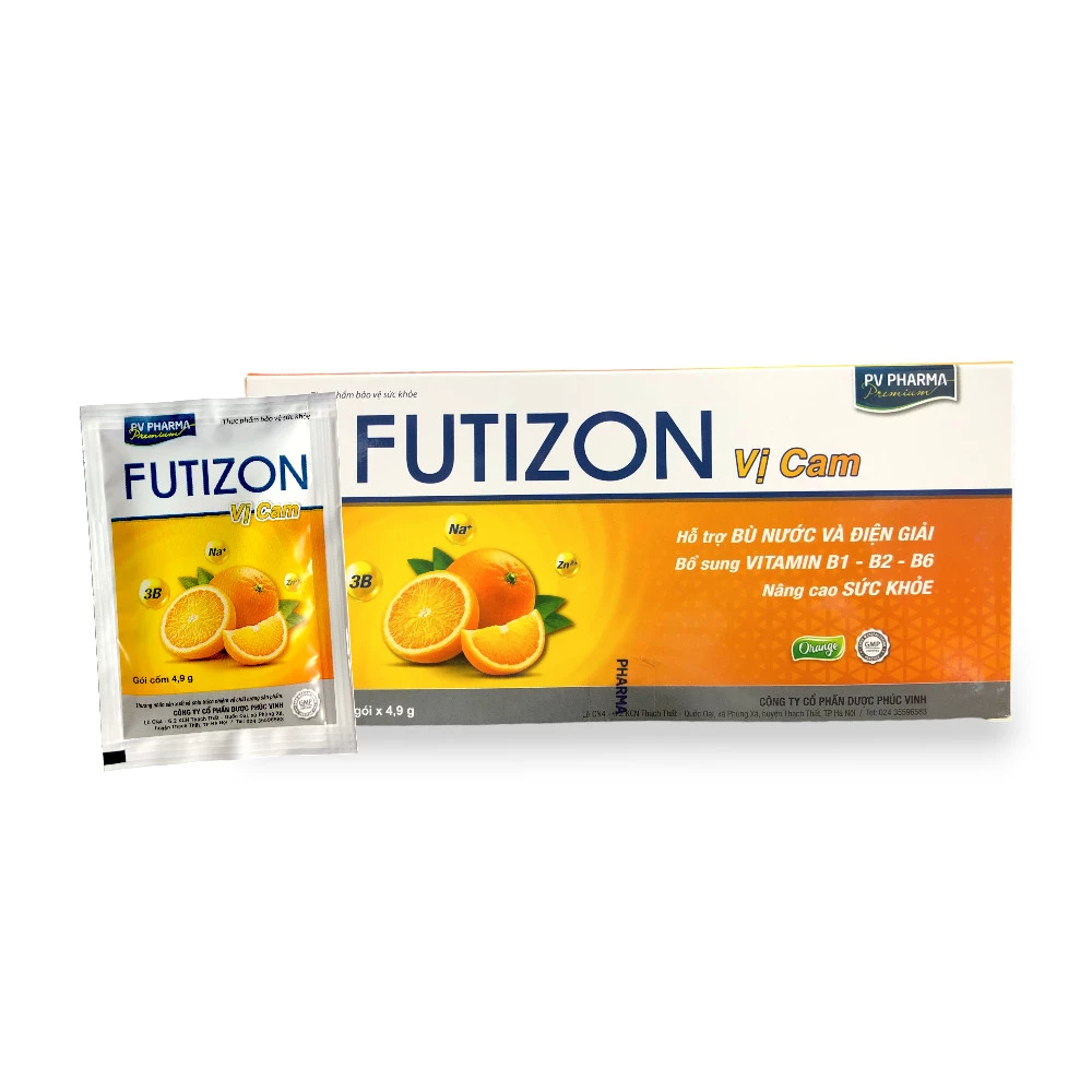 Futizon vị cam - Hỗ trợ bù nước, điện giải & vitamin B