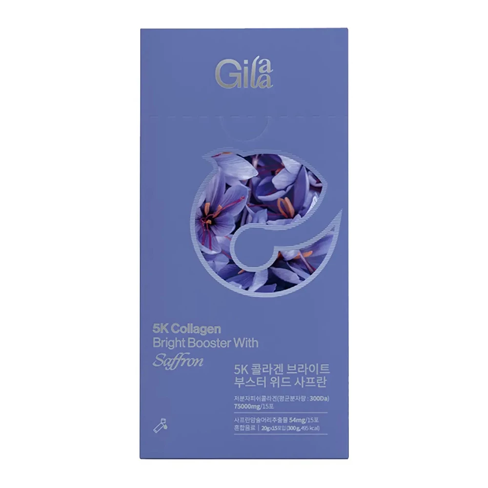 Gilaa 5K Collagen Bright Booster With Saffron - Hỗ trợ dưỡng sáng, trẻ hóa làn da