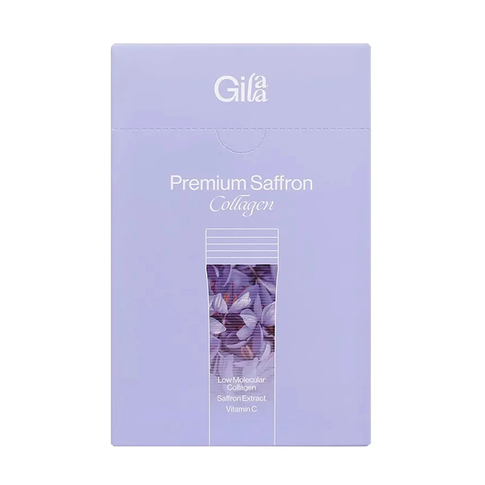 Gilaa Premium Saffron Collagen - Bột uống collagen cao cấp kết hợp saffron