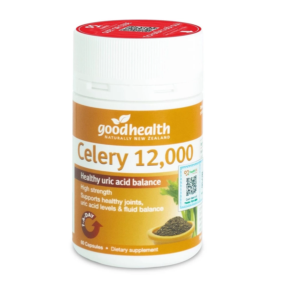 Celery 12000 GoodHealth - Hỗ trợ giảm acid uric, sưng đau do gout
