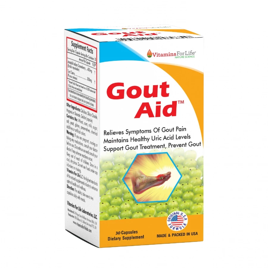 Gout Aid Vitamins For Life - Xua tan nỗi lo bệnh Gout