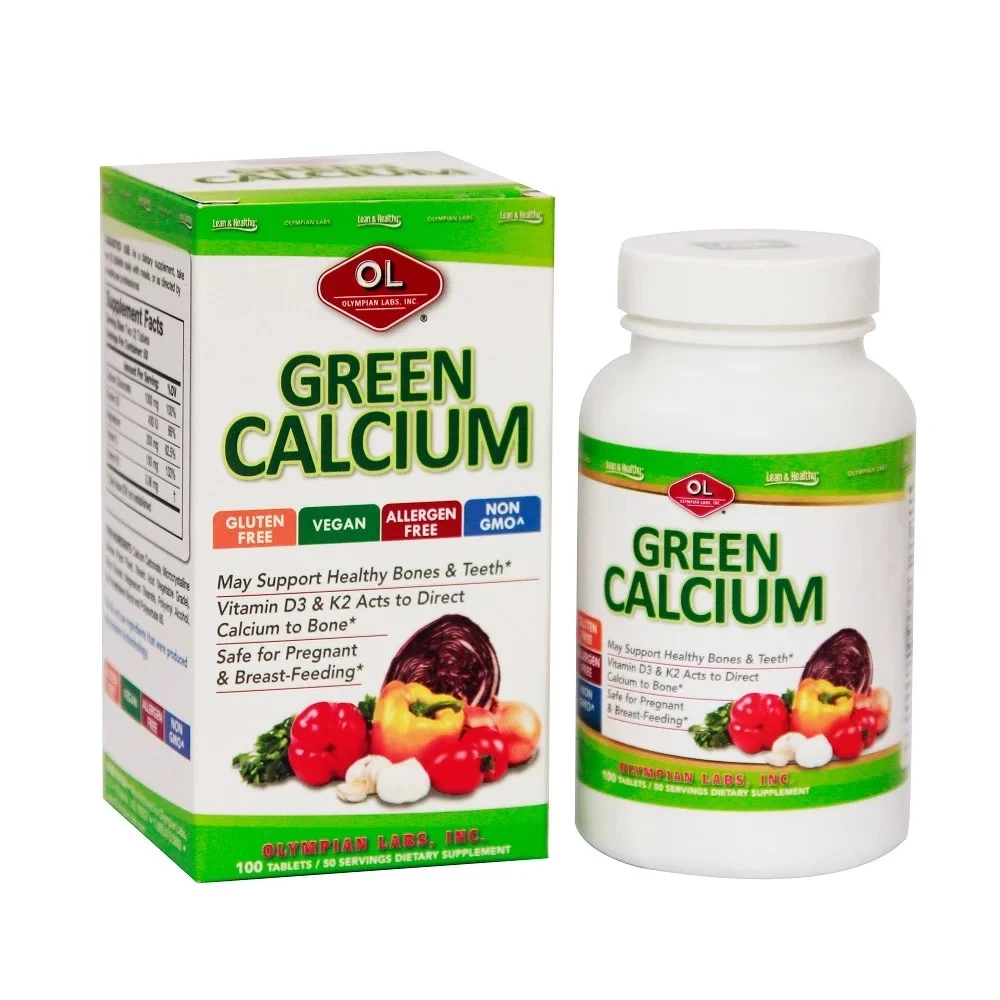 Green Calcium Olympian Labs - Bổ sung canxi hữu cơ mát từ thực vật
