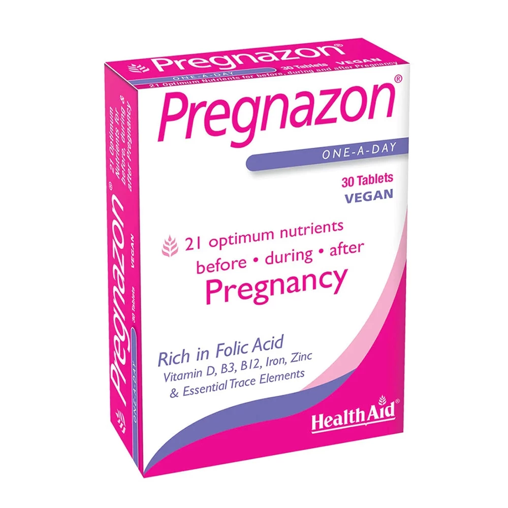 HealthAid Pregnazon - Vitamin tổng hợp cho bà bầu & mẹ sau sinh