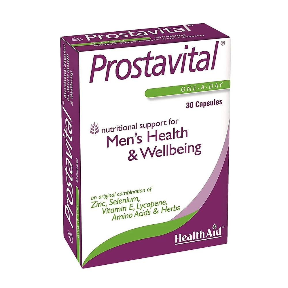 HealthAid Prostavital - Hỗ trợ giảm triệu chứng phì đại tiền liệt tuyến