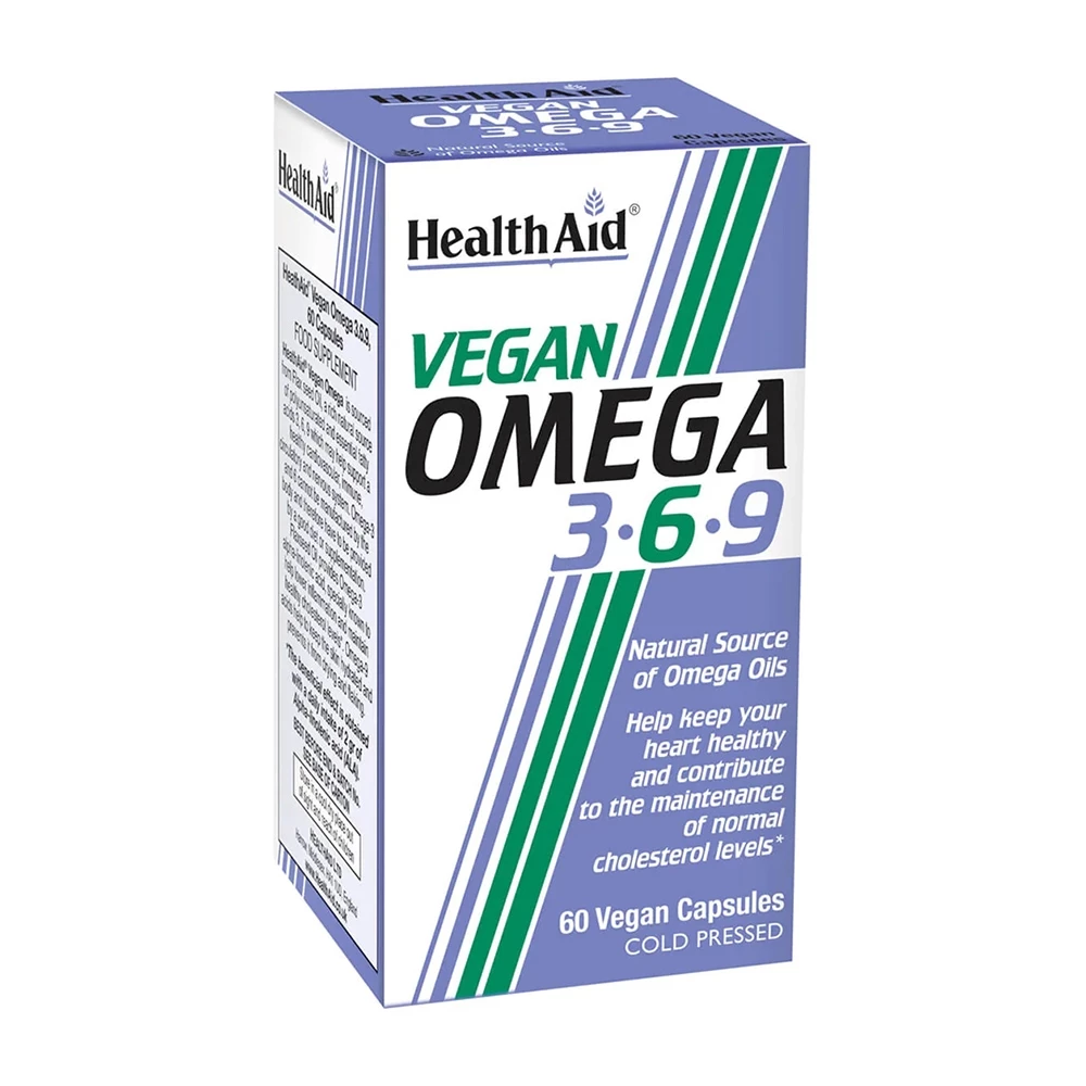 HealthAid Vegan Omega 369 - Tăng cường sức khỏe tim mạch