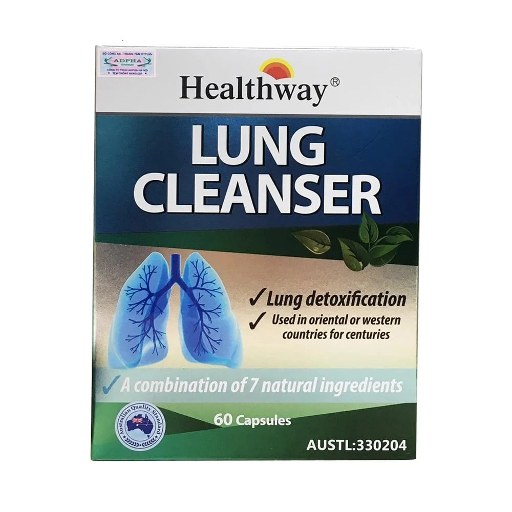 Healthway Lung Cleanser -  Tăng cường miễn dịch phổi & hệ hô hấp