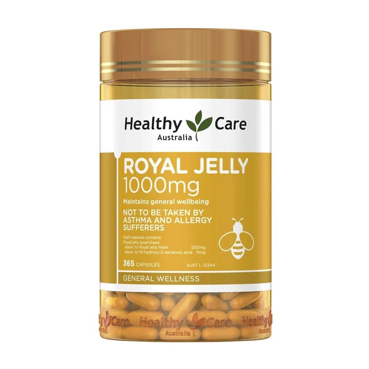 Sữa ong chúa Healthy Care Royal Jelly 1000mg - Tăng đề kháng, làm đẹp da