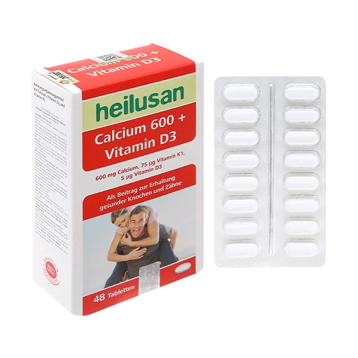 Heilusan Calcium 600+ Vitamin D3 giúp phòng ngừa loãng xương