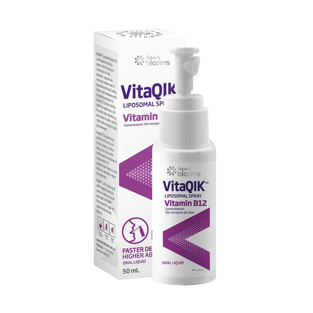 Henry Blooms VitaQIK Liposomal Spray Vitamin B12
