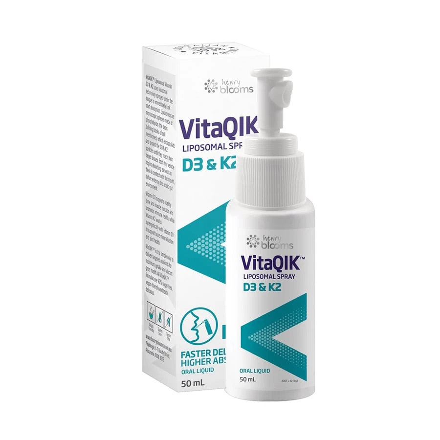 Henry Blooms VitaQIK Liposomal Spray Vitamin D3 & K2