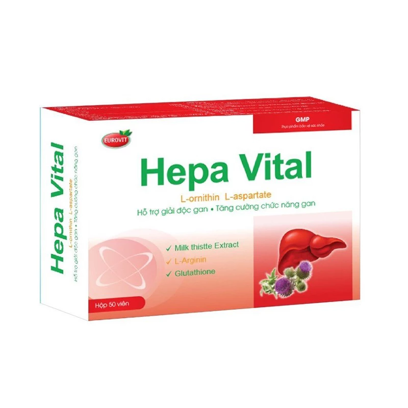 Hepa Vital Eurovit - Hỗ trợ giải độc gan, tăng cường chức năng gan