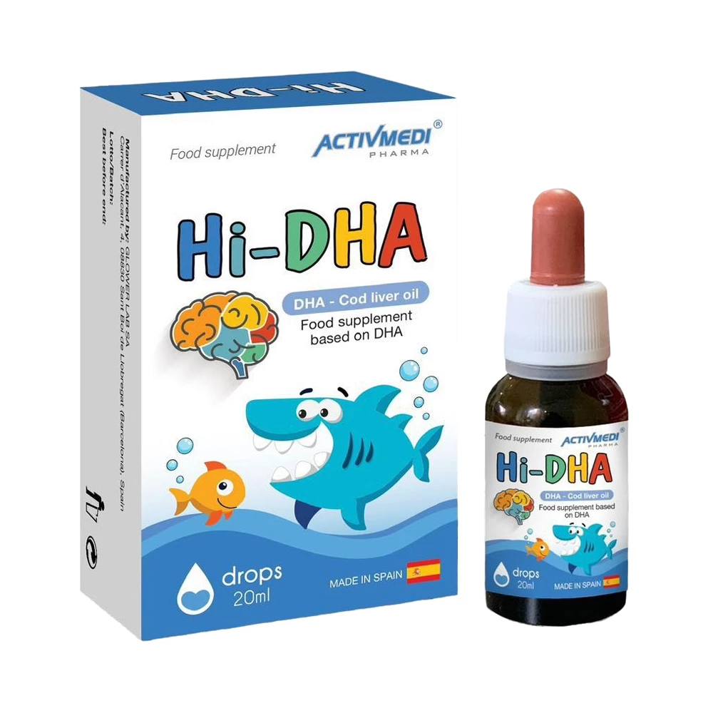 Hi DHA - Bổ sung DHA tinh khiết từ dầu gan cá tuyết tự nhiên