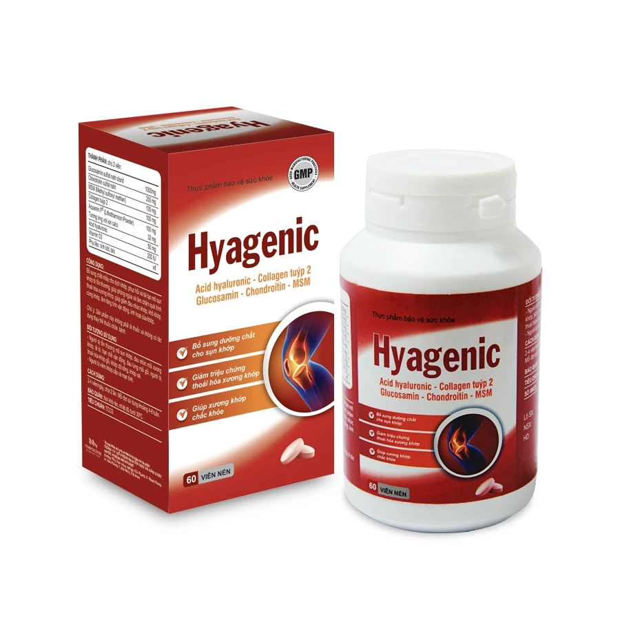 Hyagenic Meracine - Hỗ trợ giảm đau nhức khớp do khô khớp, cứng khớp
