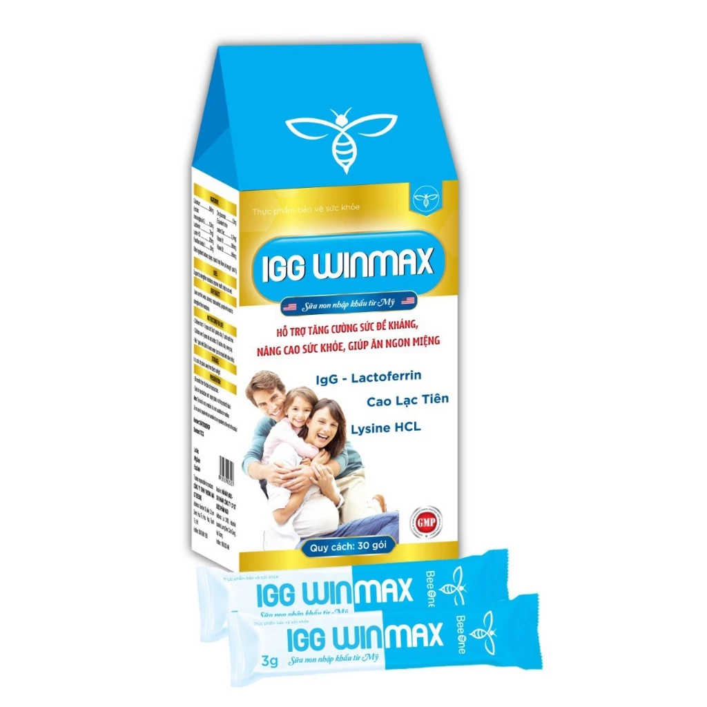 Igg Winmax - Bổ sung sữa non hỗ trợ trẻ ăn ngon, tăng đề kháng