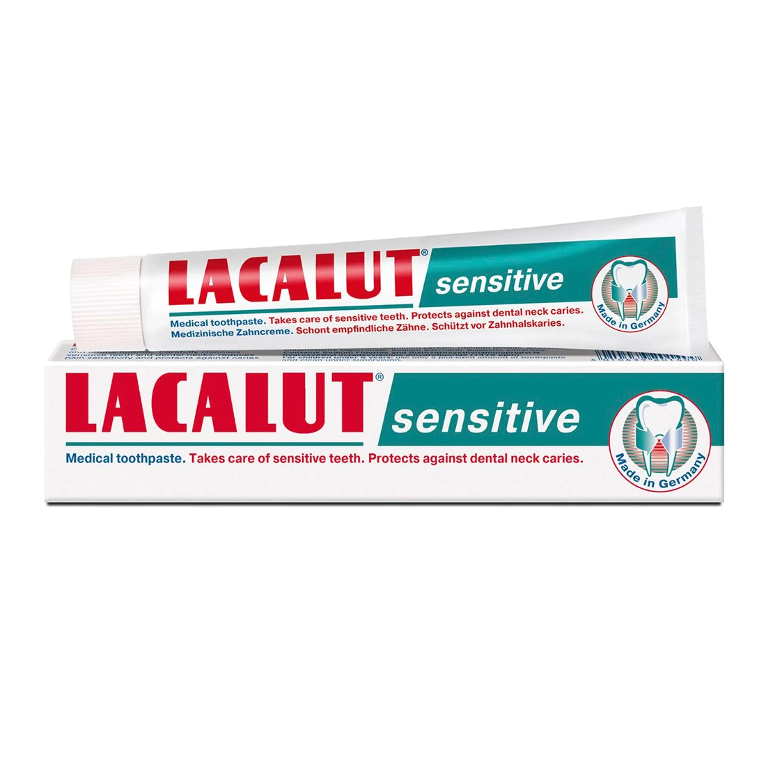 Kem đánh răng Lacalut Sensitive - Chống ê buốt cho răng nhạy cảm