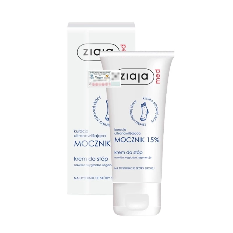 Kem dưỡng Ziaja Med Mocznik 15% Urea Cream - Hàm lượng urê cao, dưỡng ẩm lâu, giảm ngứa