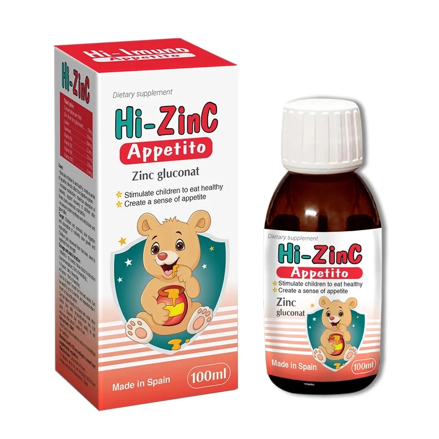 Hi Zinc Appetito - Bổ sung kẽm hữu cơ giúp trẻ ăn ngon, tăng đề kháng