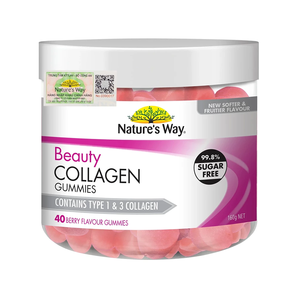 Kẹo dẻo collagen Nature's Way Beauty Collagen Gummies dưỡng da căng mịn