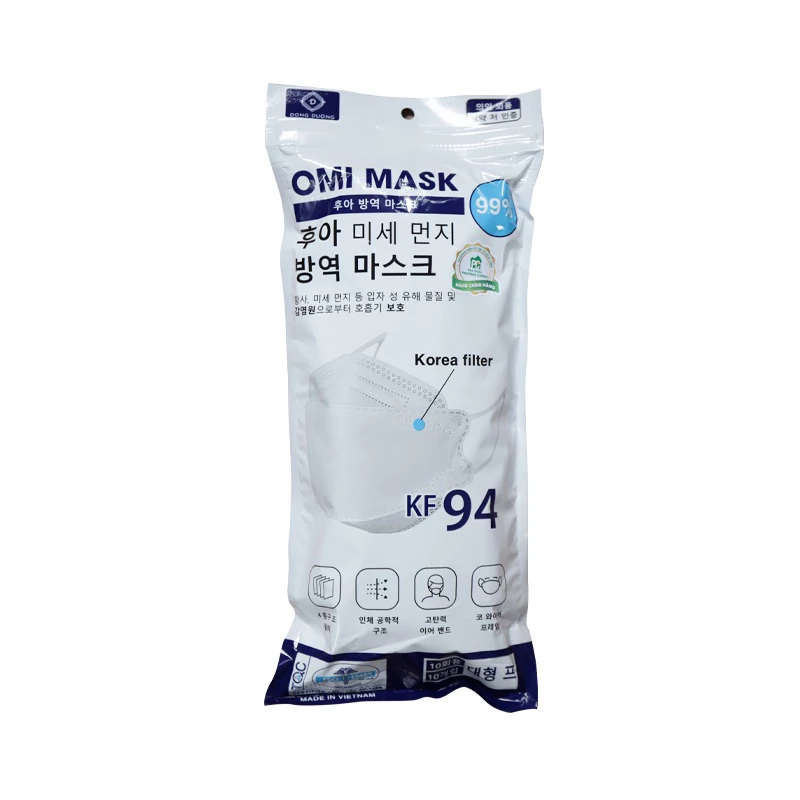 Khẩu trang Omi Mask KF94 4 lớp kháng khuẩn cao cấp