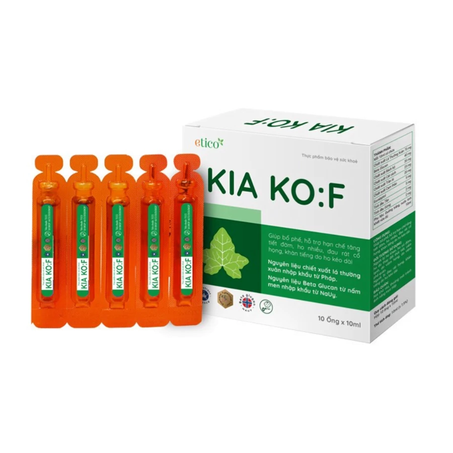 Kia KoF Etico - Hỗ trợ bổ phế, giảm ho, đau rát cổ họng