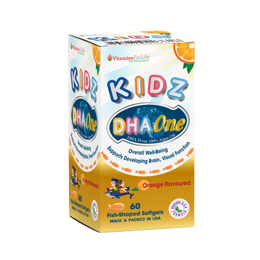 Kidz DHA One Vitamins for Life - Hỗ trợ bổ não, tăng cường thị lực cho trẻ