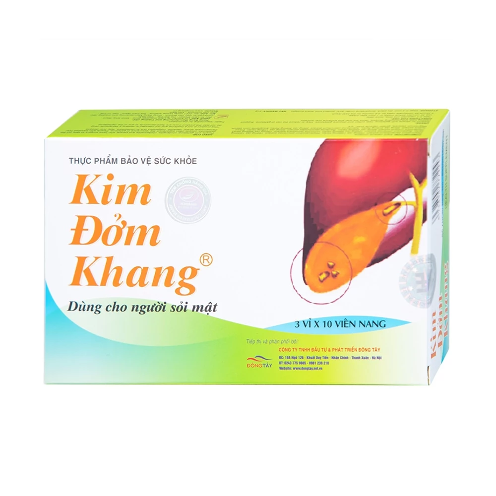 Kim Đởm Khang - Hỗ trợ điều trị sỏi mật