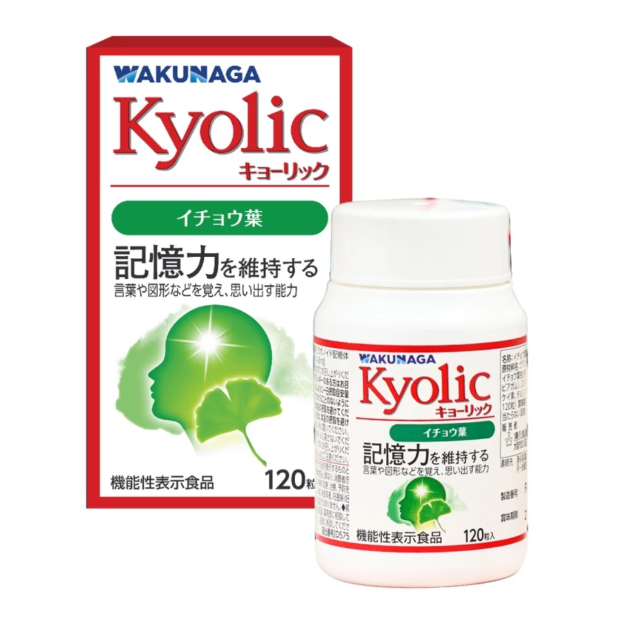 Kyolic Ginkgo Biloba - Bổ não, hỗ trợ cải thiện trí nhớ