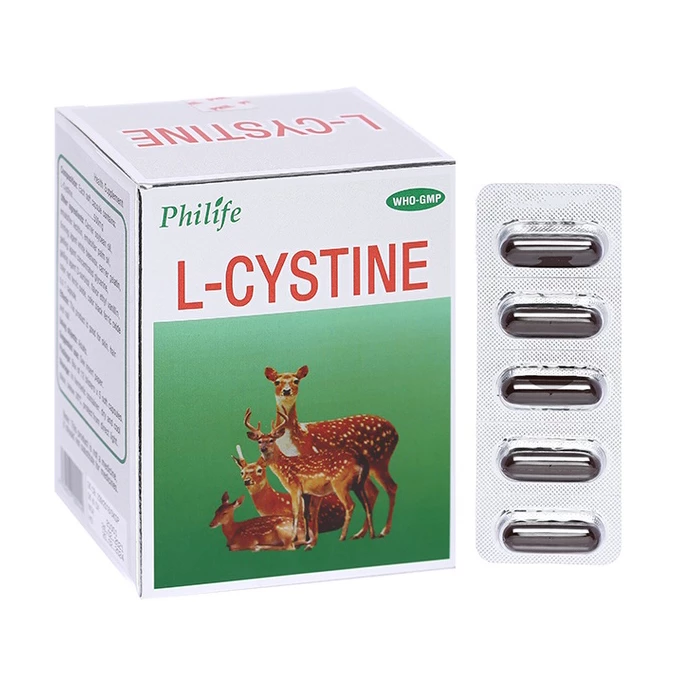L-Cystine Philife - Hỗ trợ làm đẹp da, tóc, móng