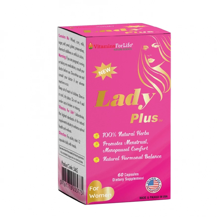 Lady Plus Vitamins For Life - Hỗ trợ cân bằng nội tiết tố, làm chậm quá trình lão hoá
