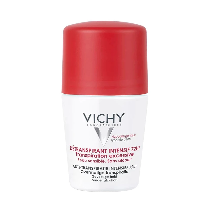 Lăn khử mùi Vichy Detranspirant Intensif 72H ngăn mồ hôi, giữ khô thoáng