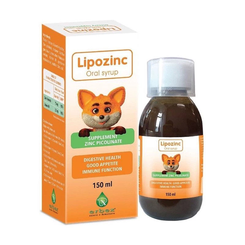 Lipozinc Oral Syrup - Hỗ trợ tăng cường sức đề kháng cho trẻ