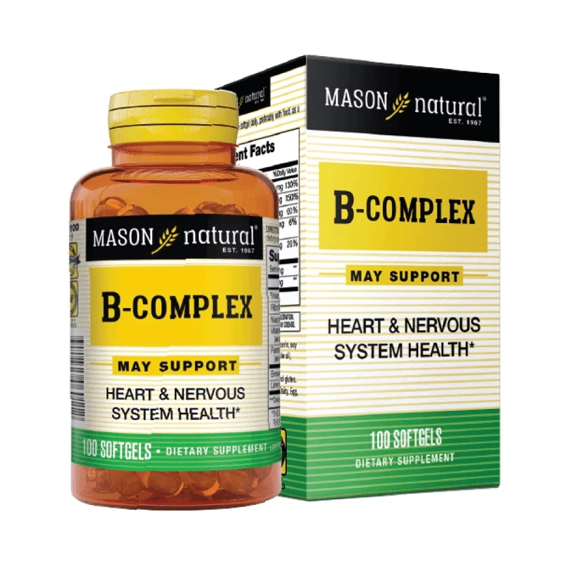 Mason Natural B-Complex - Hỗ trợ giảm căng thẳng, mệt mỏi