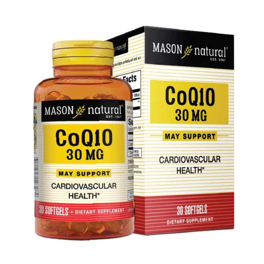Mason Natural CoQ10 30mg - Hỗ trợ điều trị bệnh lý tim mạch