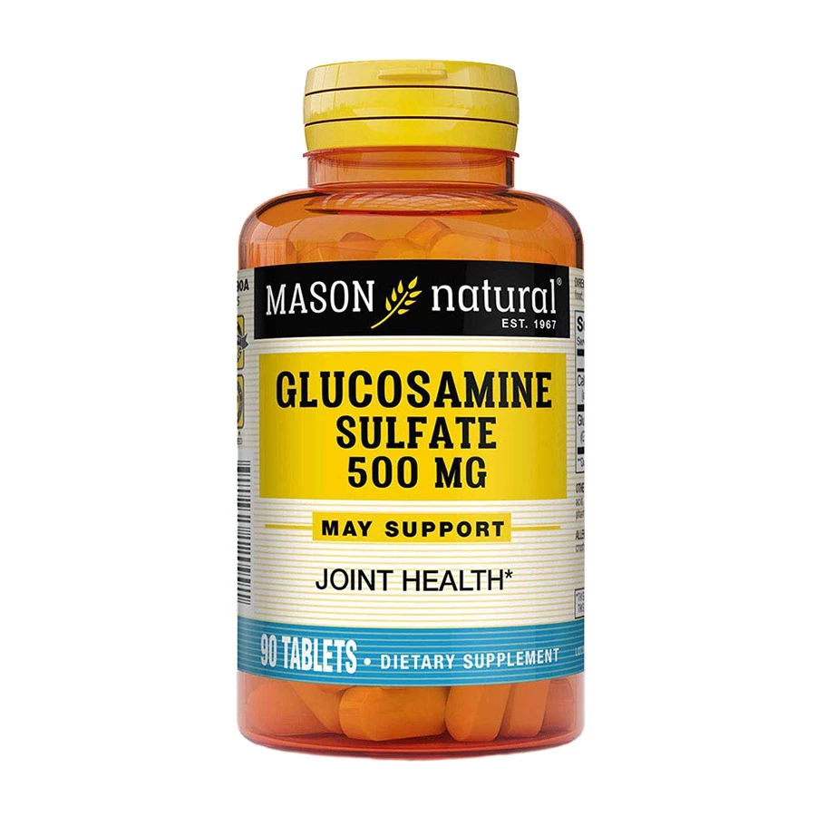 Mason Natural Glucosamine Sulfate 500mg - Hỗ trợ giảm viêm, sưng, đau khớp