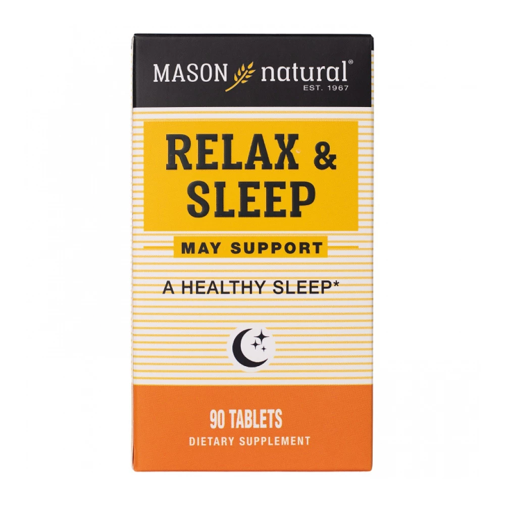 Mason Natural Relax & Sleep - Hỗ trợ điều trị mất ngủ, ngủ không sâu giấc