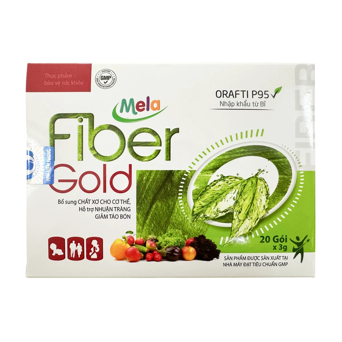 Mela Fiber Gold - Bổ sung chất xơ, hỗ trợ nhuận tràng, giảm táo bón