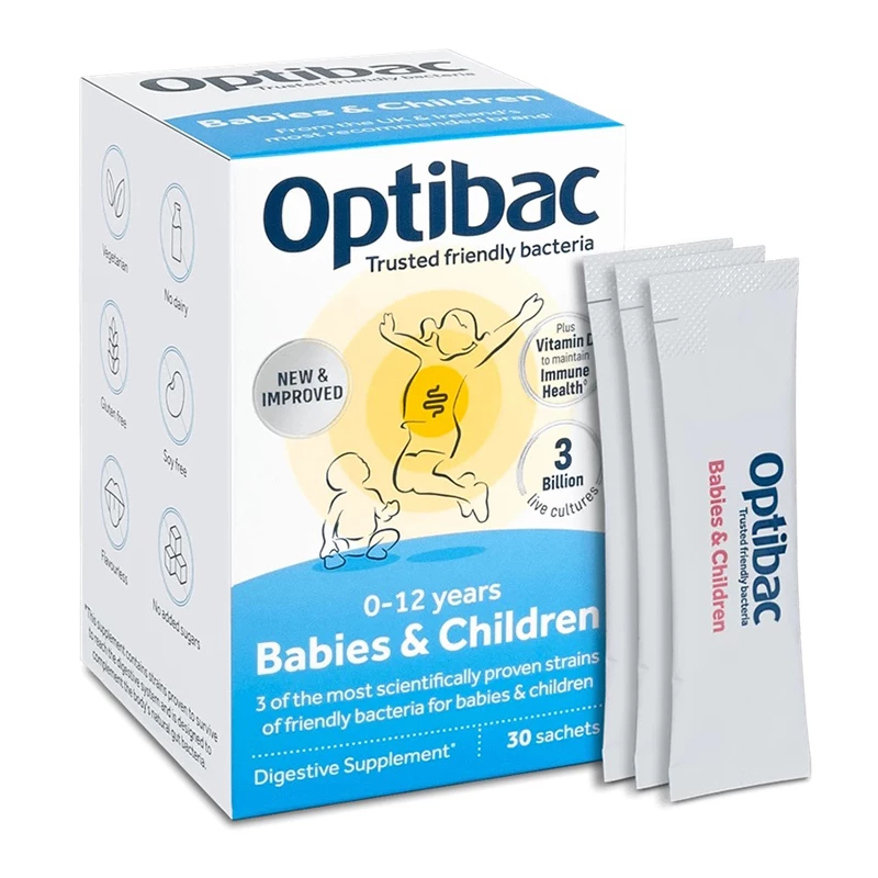 Men vi sinh Optibac Babies & Children dành cho trẻ từ 0-12 tuổi
