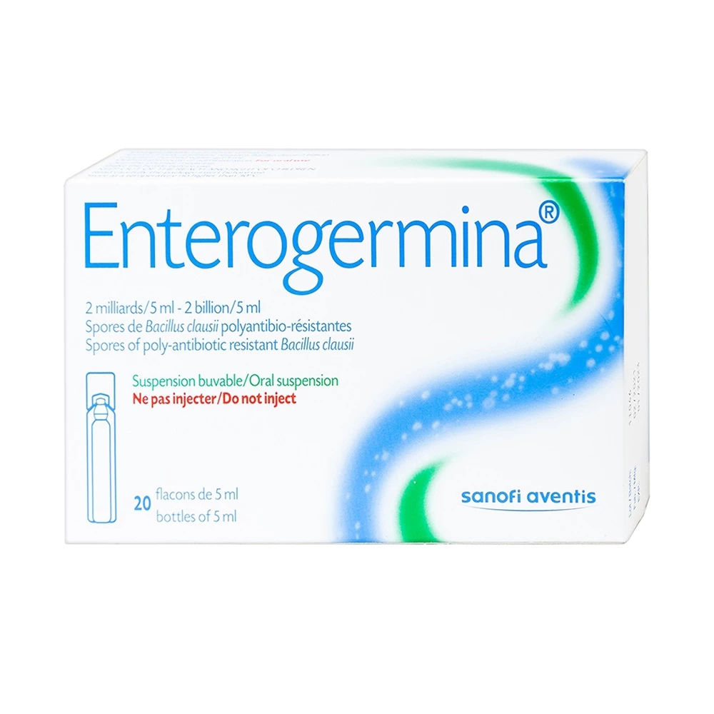 Men vi sinh Enterogermina 2 tỷ/5ml - Điều trị rối loạn tiêu hóa cấp & mãn tính