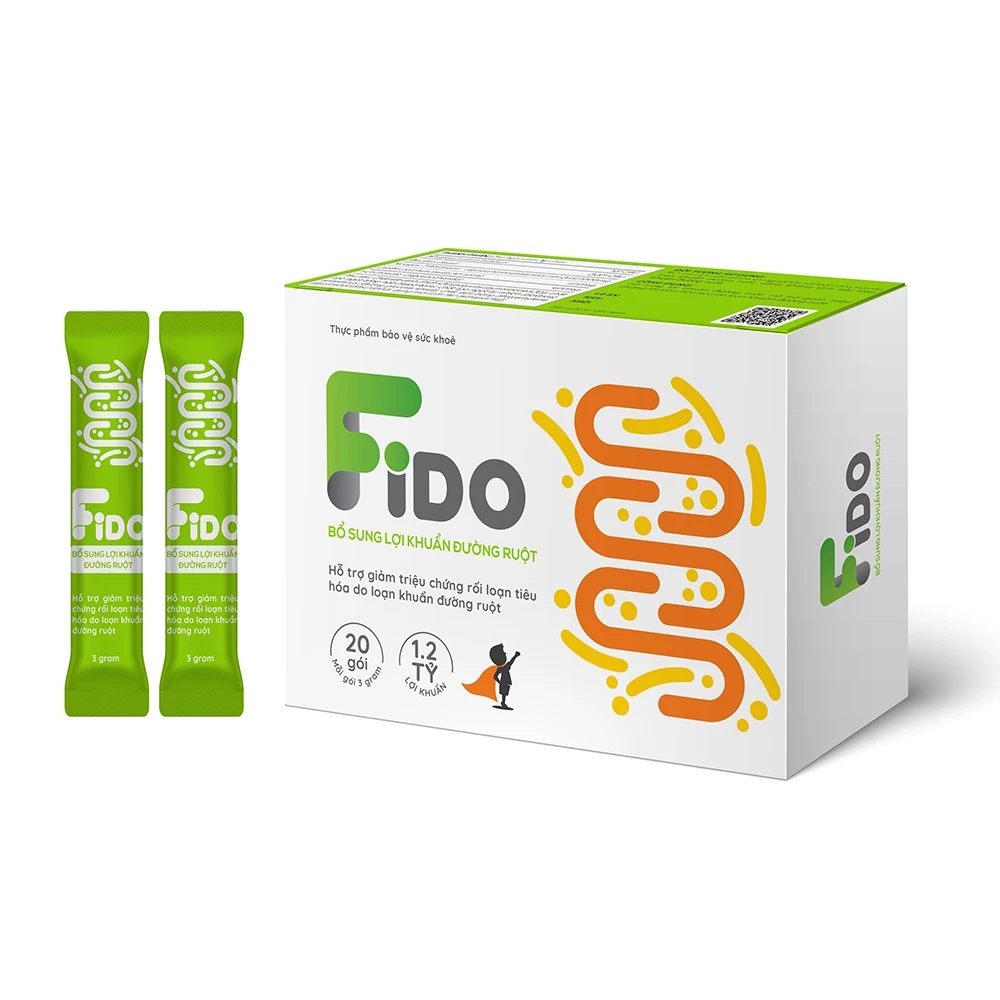 Fido Etico - Bổ sung lợi khuẩn, chất xơ hỗ trợ giảm rối loạn tiêu hóa